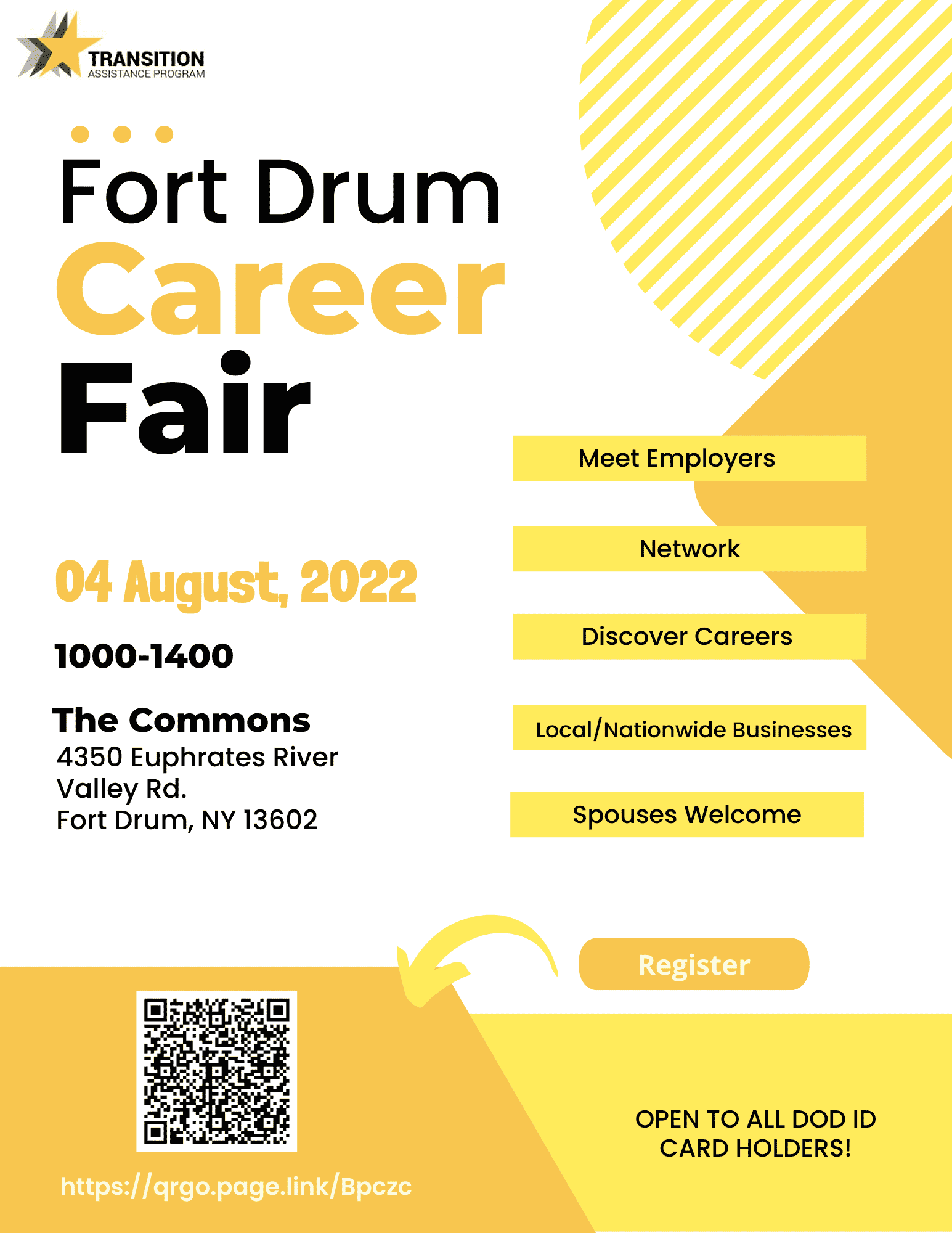 Fort Drum Career Fair Diversity Jobs
